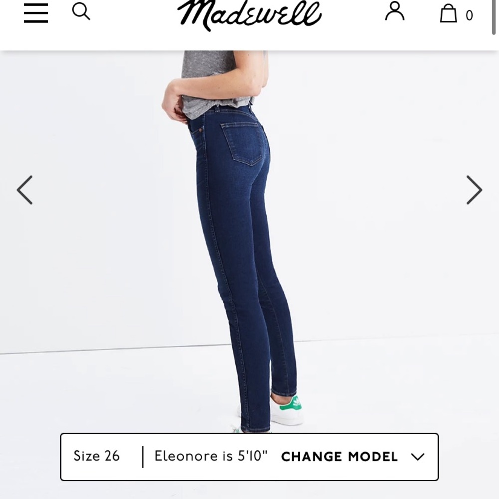 Dark blue skinny jeans
